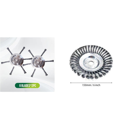 🔥Buy More Save More String🌿Trimmer Replacement Head,Steel Wire Grass Cutting Head