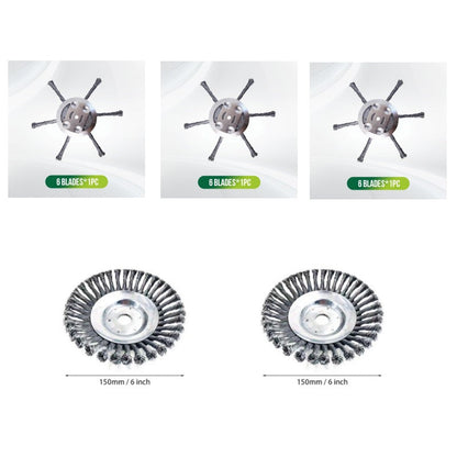 🔥Buy More Save More String🌿Trimmer Replacement Head,Steel Wire Grass Cutting Head