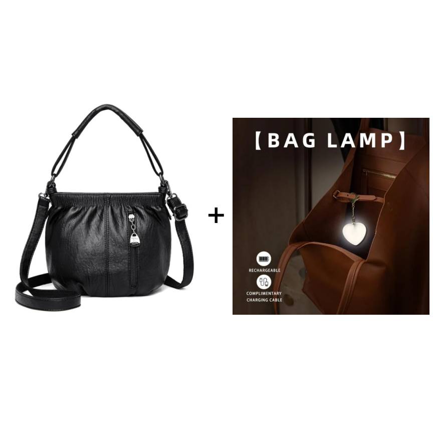 🔥Women's Retro Pleated Bucket Shoulder Bag