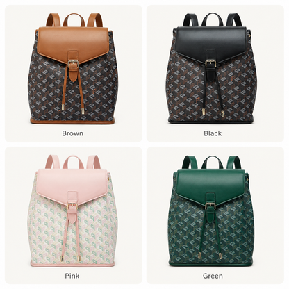 Chic Women’s Patterned Backpack – Lightweight Travel & Everyday Shoulder Bag