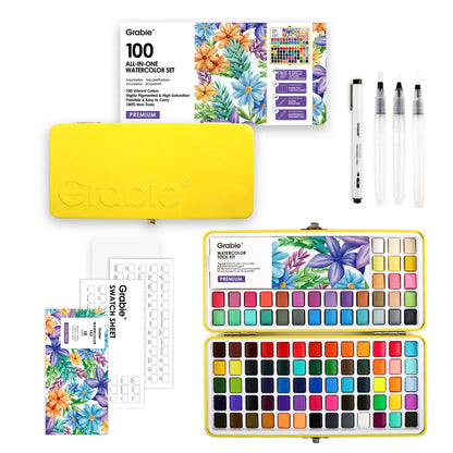 All-In-One Premium Watercolor Set, portable art, supplies, DealsForYouDays