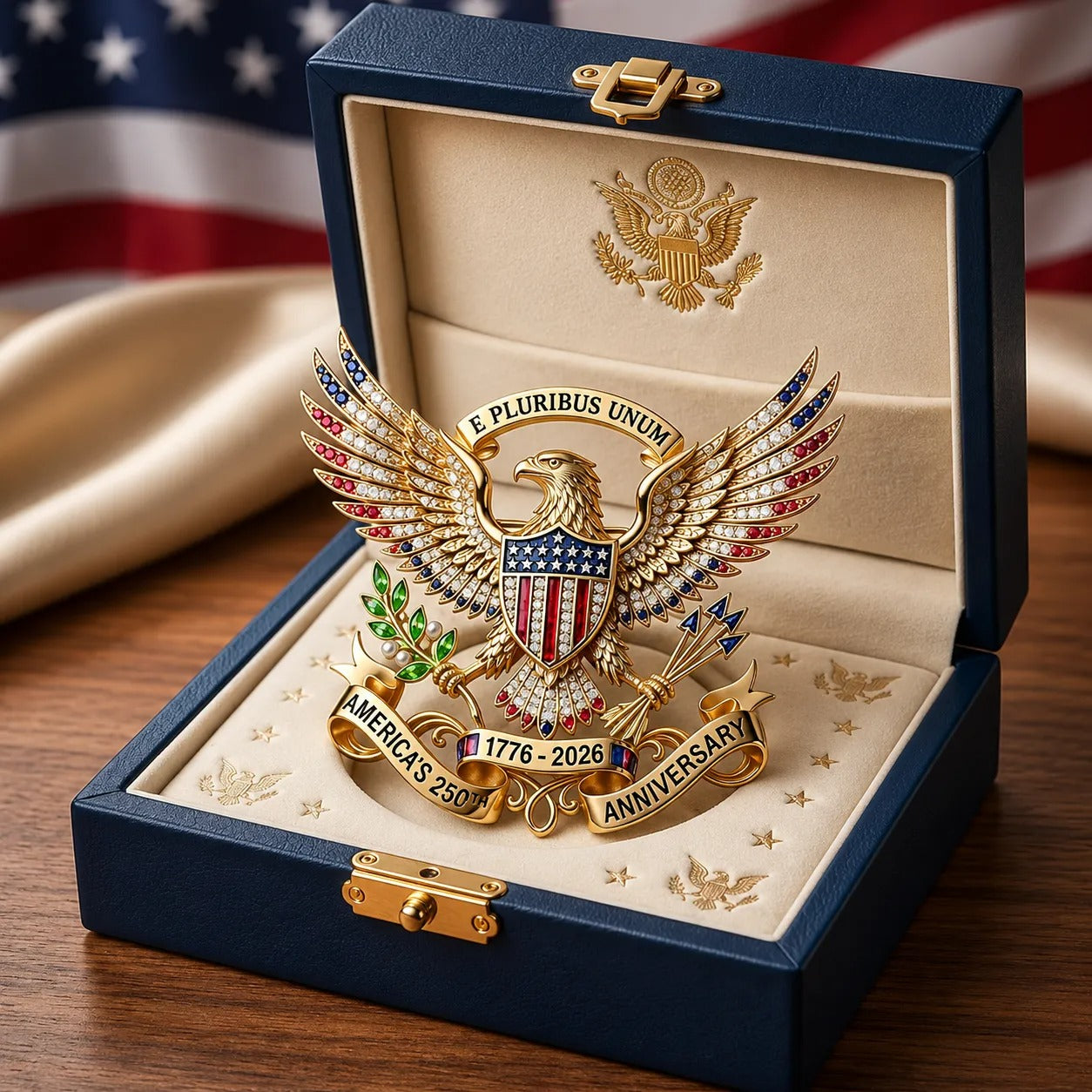 Father's Day Special:US 250th Anniversary Brooch Pin
