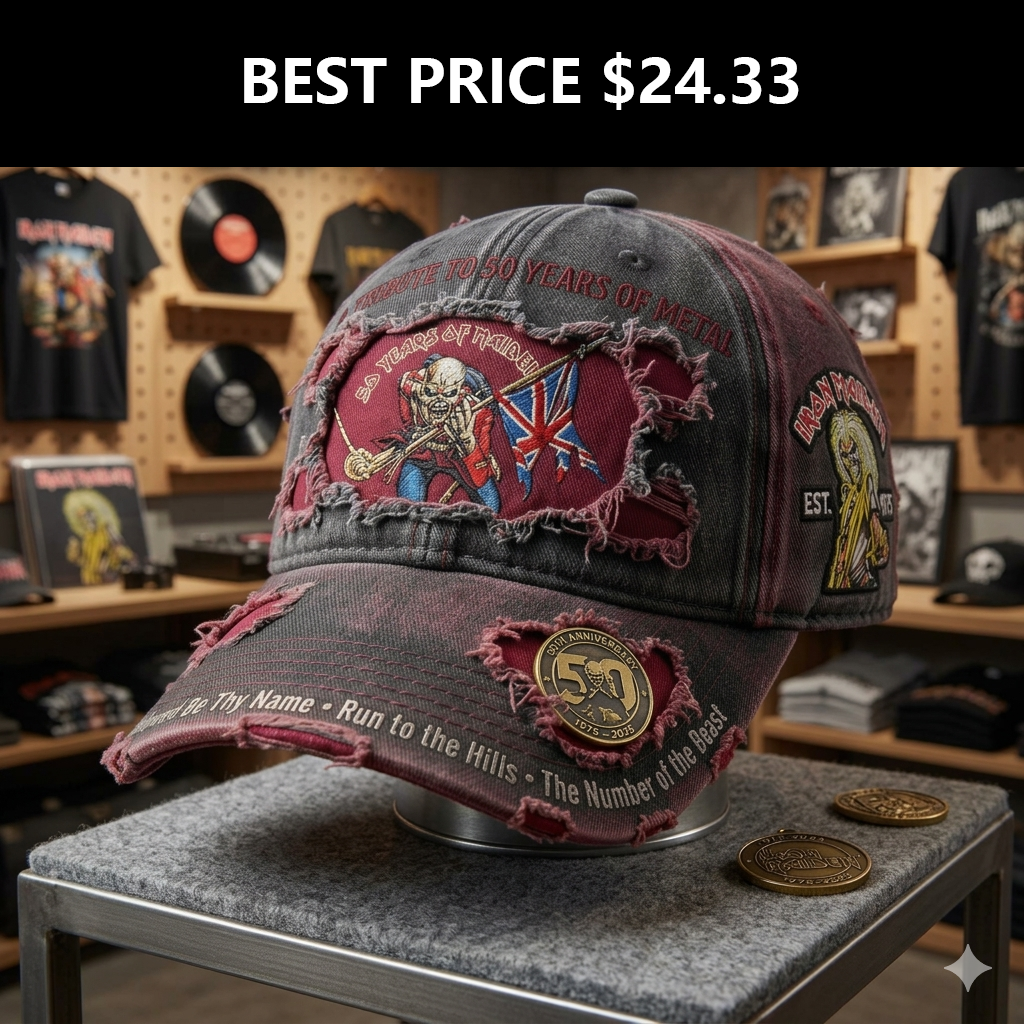 🎉Last Day 60% OFF-Iron Maiden 50th Anniversary Tribute Cap